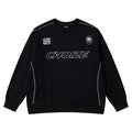 Dark Letters Printed Crew Neck Sweatshirt Men