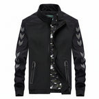 Men’s Casual Nylon Jacket Lightweight Zipper Pocket Design