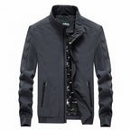 Men’s Casual Nylon Jacket Lightweight Zipper Pocket Design