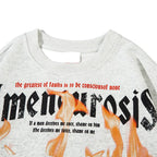 Men’s Flame Print Cotton Crewneck Sweatshirt