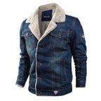 Men’s Loose Fit Thick Denim Casual Jacket