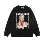 Men’s Oil Painting Print Crewneck Sweatshirt