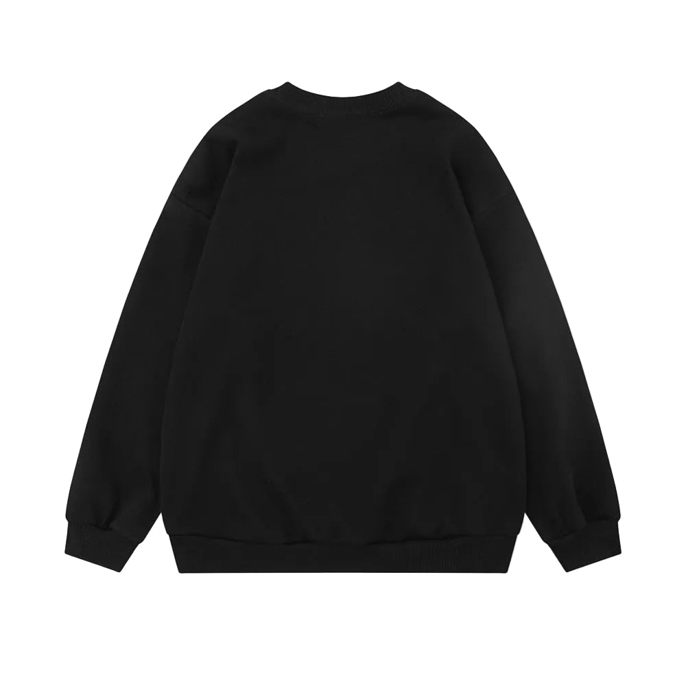 Men’s Oil Painting Print Crewneck Sweatshirt