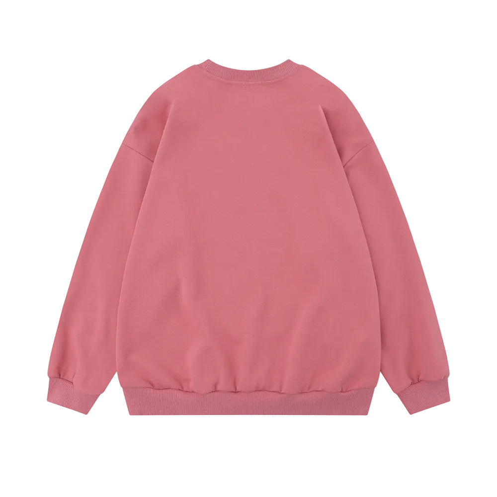 Men’s Oil Painting Print Crewneck Sweatshirt