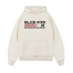 Men’s Printed Velvet Padded Hoodie Loose Fit Casual