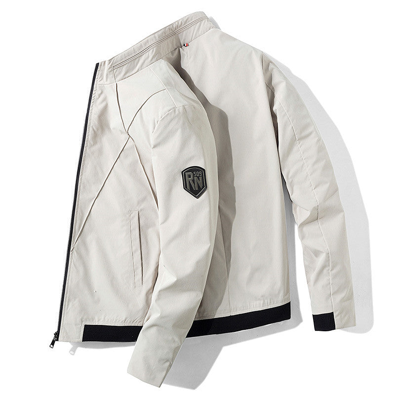 Men’s Slim Fit Baseball Collar Casual Jacket