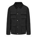 Men’s Solid Color Loose Fit Zipper Jacket