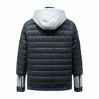 Men’s Thick Hooded Denim Winter Jacket Casual