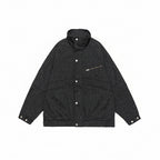 Men’s Urban Mechanical Style Hooded Jacket Loose Fit