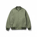 Men’s Washed Satin Work Jacket Loose Fit Casual