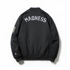 Men’s Washed Satin Work Jacket Loose Fit Casual
