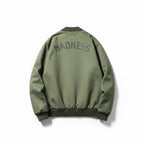 Men’s Washed Satin Work Jacket Loose Fit Casual