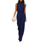Women’s Elegant Halter Neck Wide Leg Jumpsuit