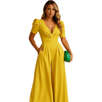 Women’s Elegant Long Flowing Formal Jumpsuit