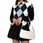 Women’s Vintage Solid Knit Sweater Soft Slim Fit